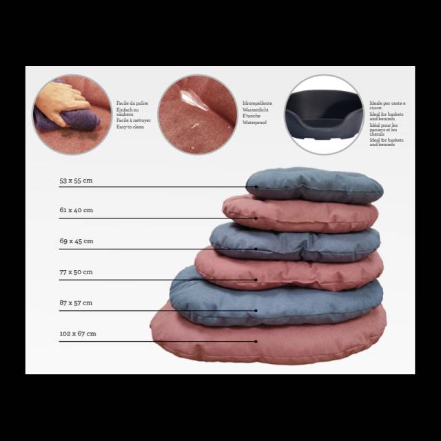 Oud Roze Double Ribcord Superlarge - Comfort & Wasbaar - Dog