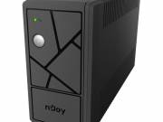 NJOY Szünetmentes 800VA - Keen 800 (2 Schuko, line-interaktív, fekete)