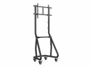 Equip TV állvány - 650608 (37"-80" álló, gurulós, Max.:80kg, fekete) - EQUIP