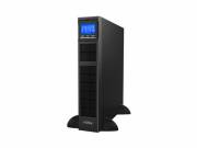 NJOY Szünetmentes 3000VA - Balder 3000 (On-line, RS232, USB, szoftver, LCD kijelző, 2U rack)