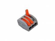 3-utas vezetékösszekötő szett, 0.2-4 mm2, 32A, 250V/4kV, 10 db-os kiszerelés