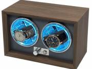 Automata óraforgató 2 db órának - barna PD146