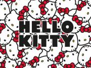 Hello Kitty Red Bows fürdőlepedő, strand törölköző 70x140cm