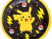 Pokémon Yellow Thunder papírtányér 8 db-os 18 cm