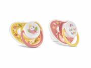 Baby Care cumi kupakkal 2db 6M+ - YELLOW/PINK