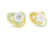 Baby Care cumi kupakkal 2db 6M+ - YELLOW/GREEN