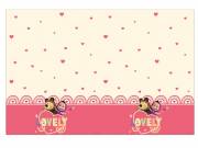 Mása és a medve Sweet Heart műanyag asztalterítő 120x180 cm