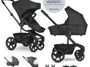 EASYWALKER Set XL kombinált babakocsi Harvey NXT kiegészítőkkel Eclipse Black