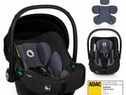 LIONELO Astrid i-Size autósülés (40-87 cm) Fekete Szürke
