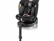 LIONELO Autósülés Navy i-Size (40-150 cm) Fekete Rózsaszín