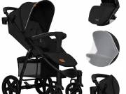 LIONELO Sport babakocsi Annet Plus Black Carbon
