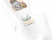 Chipolino Wild & Free babatartó kádba - Little Elephant white/green