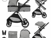 Lorelli Aspen babakocsi mózessé alakítható sport résszel - Grey