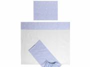 Lorelli Tiny Dream Trio ágynemű garnitúra 70x140 - Train Blue