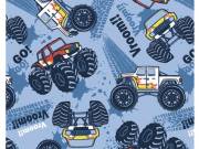 Jármű Monster Truck A/4 gumis mappa