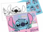 Disney Lilo és Stitch, A csillagkutya Universe A/4 spirál vázlatfüzet 40 lapos matricával