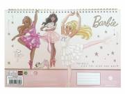 Barbie Ballerina A/4 spirál vázlatfüzet 40 lapos matricával
