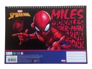 Pókember Miles Morales A/4 spirál vázlatfüzet 40 lapos matricával