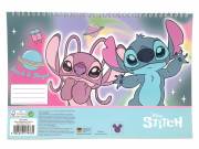 Disney Lilo és Stitch, A csillagkutya Universe A/4 spirál vázlatfüzet, 30 lapos