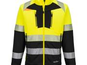 Portwest DX4 Hi-Vis Class 1 funnel nyakú cipzáras pulóver