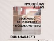 NYUGDÍJAS MUNKALEHETŐSÉG DUNAHARASZTIN!