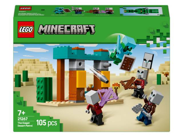 LEGO Minecraft 21267 Illagerek őrjárata a sivatagban - Picture