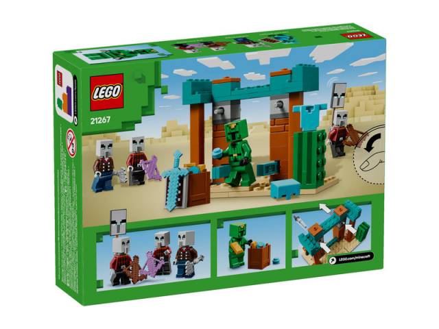LEGO Minecraft 21267 Illagerek őrjárata a sivatagban - Picture
