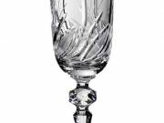 Viola * Kristály Pezsgős pohár 150 ml (L17907) - Black Crystal - Ajka