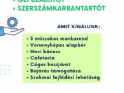 Gépbeállító, szerszámkarbantartó kollégát keresünk Nógrád megyébe!