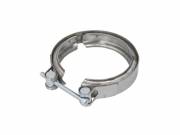 Kúpos, erősített kipufogó bilincs 77mm - TruckerShop