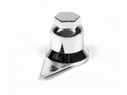 Csavarkupak lazulás jelzővel 32mm KRÓM lépcsős - TruckerShop