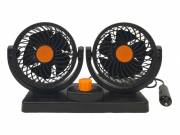 Ventilátor 24V dupla (2x11cm) - TruckerShop