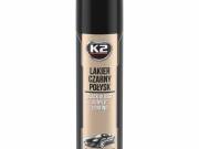 K2 akril festék spray 500ml Fényes Fekete