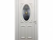 Doorbot Műanyag bejárati ajtó fehér 88x198