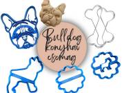 Bulldog mintás konyhai sütőforma csomag