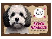 Bichon mintás lábtörlő – 60 x 40 cm