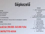 Gépkezelő Zalaegerszeg