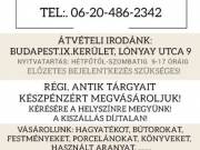  ANTIKVITÁS GALÉRIA ,RÉGISÉGEK VÉTELE KÉSZPÉNZÉRT!