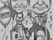 Karikatúra születésnapra, névnapra, esküvőre, házassági évfordulóra, ballagásra, diplomaosztóra...