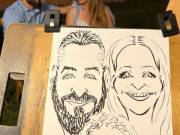 Élő karikatúra rajzolás esküvőn, rendezvényeken, céges bulin, szülinapon