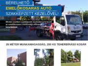 Emelőkosaras gépkezelés
