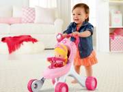 Fisher-Price Babajáróka fénnyel és hanggal, rózsaszín
