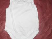 3 db F&F ujjatlan body 3-6 hó 62-68 cm fehér 300 ft/db