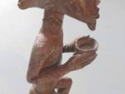 régi afrikai törzsi figura 16 cm magas
