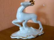 régi retro ARPO román porcelán őzike figura 10,5 cm 1970-s évek