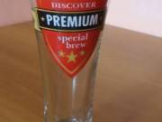régi pohár vintage Discover Premium Special Brew söröspohár 17 cm1990-es évekből