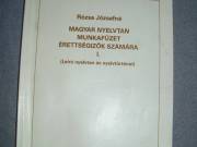 Rózsa Józsefné Magyar nyelvtan munkafüzet érettségizők