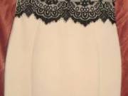 drapp fekete csipkés ruha h:100 cm mb: 94-106 cm Lipsy London  40 - 42 -s