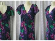 Virágmintás ruha 44 -s h:126 cm mb: 102-120 cm Being Casual címkés