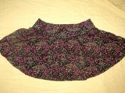 fekete mintás miniszoknya db:82 cm Miss Selfridge  12/40-s